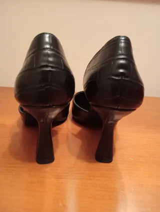 Zapatos Mango Tacón 6cm Nuevos