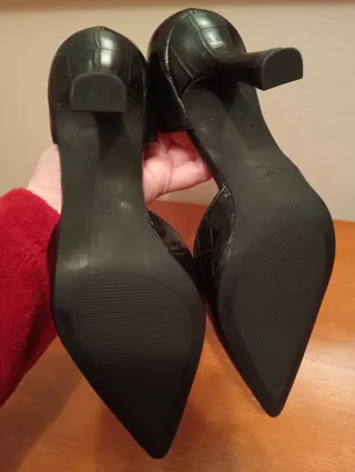 Zapatos Mango Tacón 6cm Nuevos