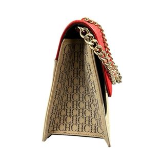 Bolso Carolina Herrera Negro y Rojo