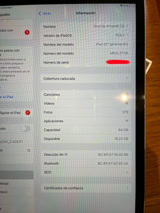 iPad 9ª Gen 64GB WiFi Plata