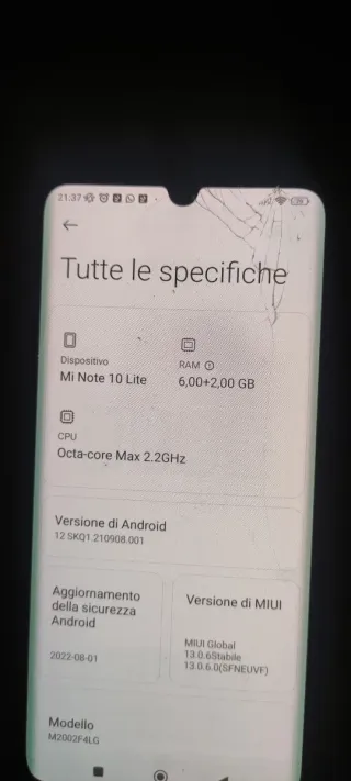 Xiaomi Mi Note 10 Lite 128GB