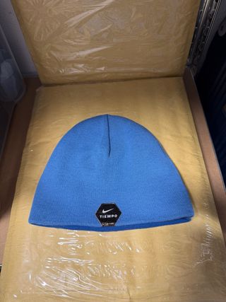 Gorro Invierno Nike Tiempo Reversible Azul