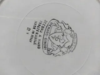 9 Piatti Richard Ginori Mondovì