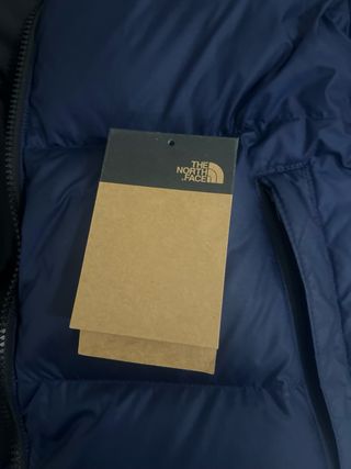 Piumino The North Face Blu e Nero