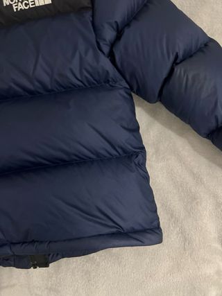 Piumino The North Face Blu e Nero