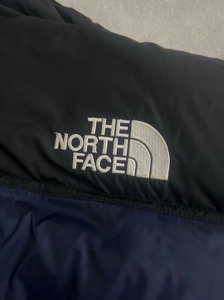 Piumino The North Face Blu e Nero
