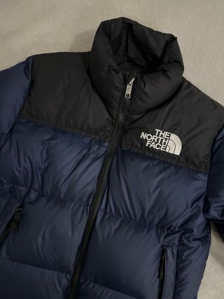 Piumino The North Face Blu e Nero