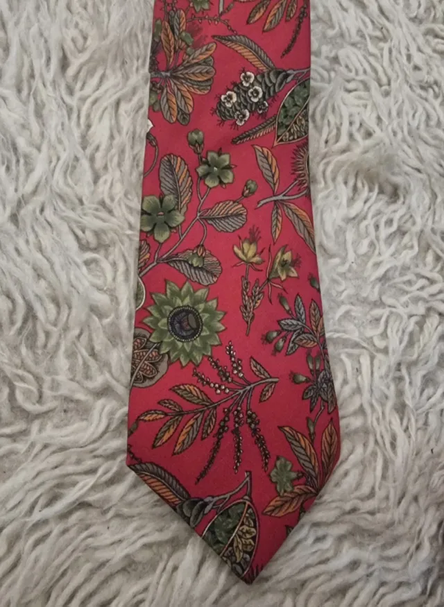 Cravatta Valentino Garavani Seta Fantasia Floreale