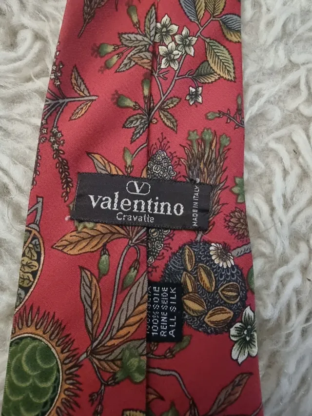 Cravatta Valentino Garavani Seta Fantasia Floreale