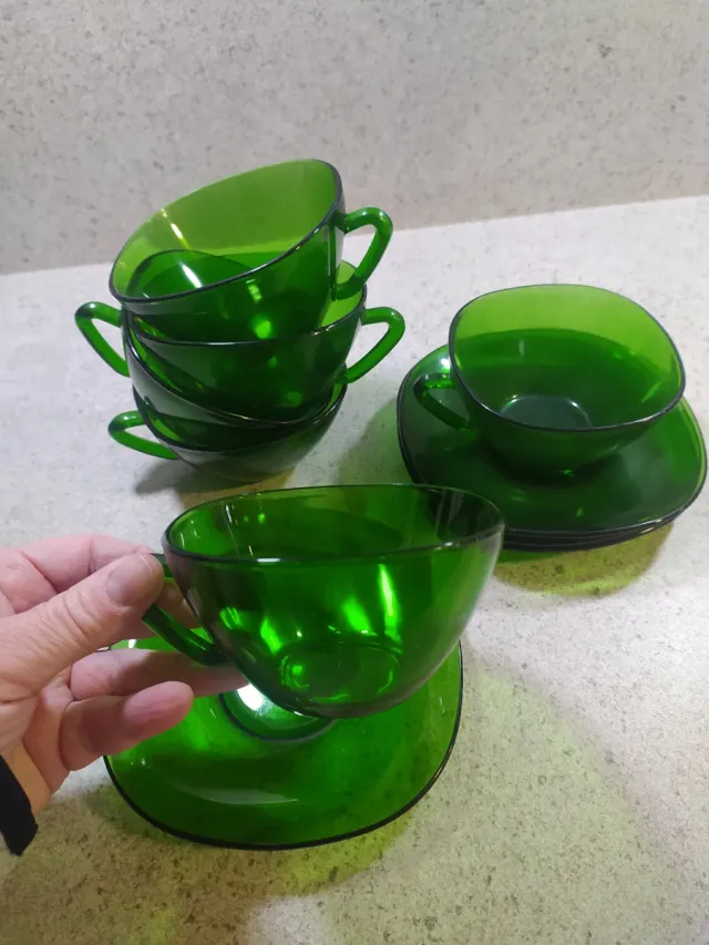 Tazas Duralex Verde - Set 4uds