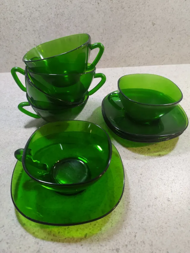 Tazas Duralex Verde - Set 4uds