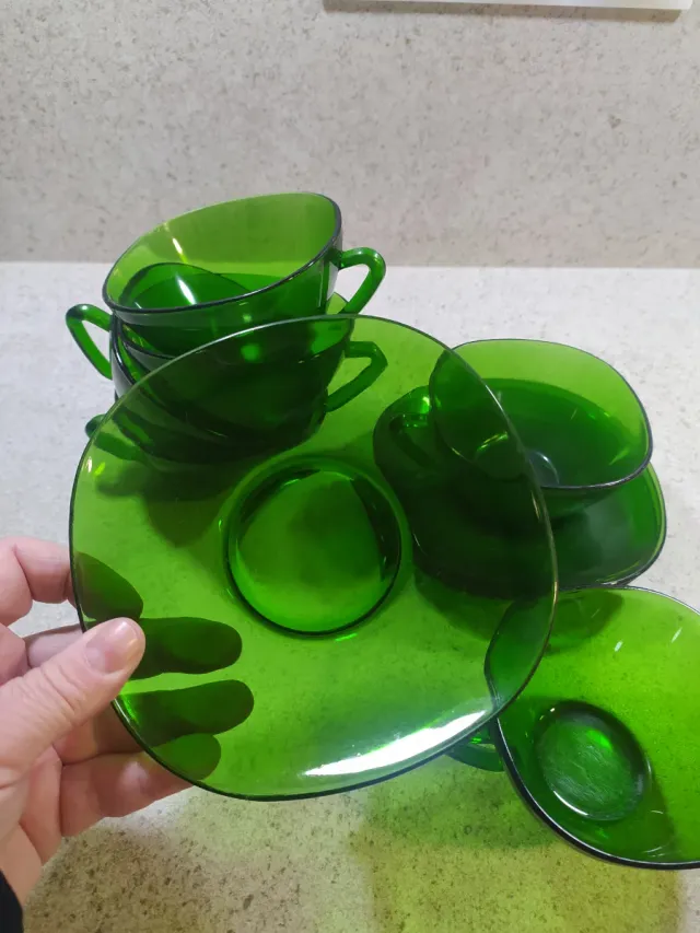 Tazas Duralex Verde - Set 4uds