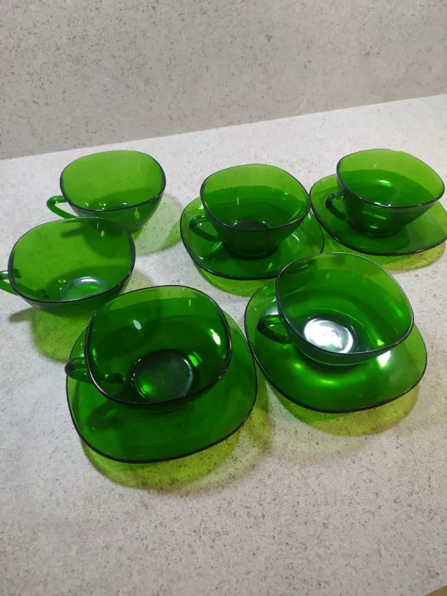 Tazas Duralex Verde - Set 4uds