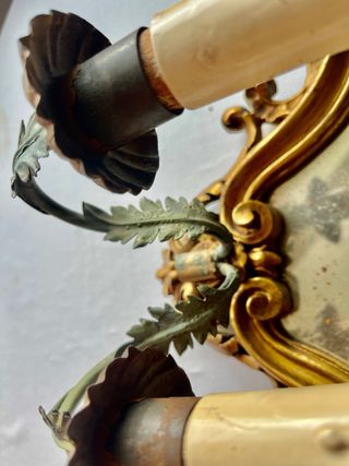 Antico Specchio Veneziano Dorato 1800