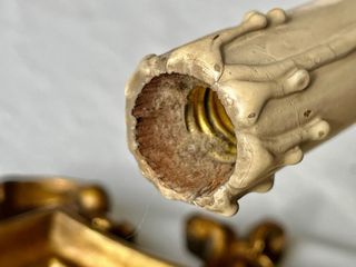 Antico Specchio Veneziano Dorato 1800