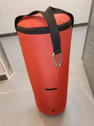 Kit Saco Boxeo + Guantes Outshock Junior Rojo