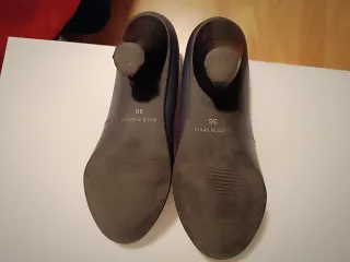 Zapatos de cuña azul marino talla 36