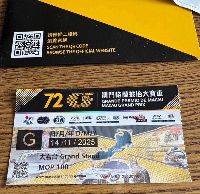 Cappellino Grand Prix Macau + omaggi