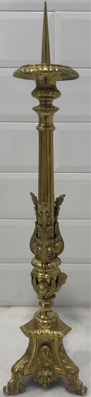 ESPECTACULAR GRAN HACHERO IGLESIA BRONCE XVIII-XIX