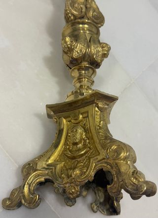 ESPECTACULAR GRAN HACHERO IGLESIA BRONCE XVIII-XIX