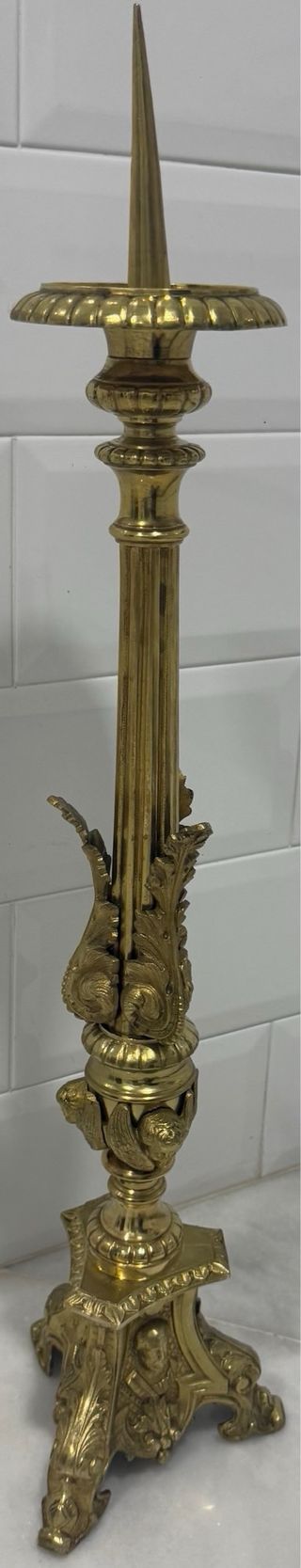 ESPECTACULAR GRAN HACHERO IGLESIA BRONCE XVIII-XIX