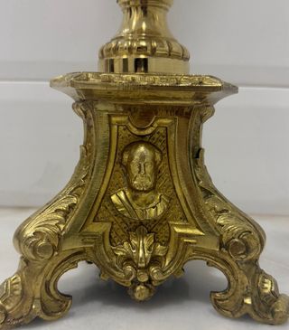 ESPECTACULAR GRAN HACHERO IGLESIA BRONCE XVIII-XIX