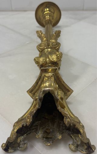 ESPECTACULAR GRAN HACHERO IGLESIA BRONCE XVIII-XIX