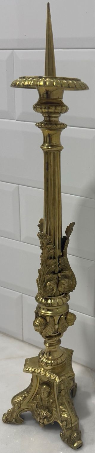 ESPECTACULAR GRAN HACHERO IGLESIA BRONCE XVIII-XIX