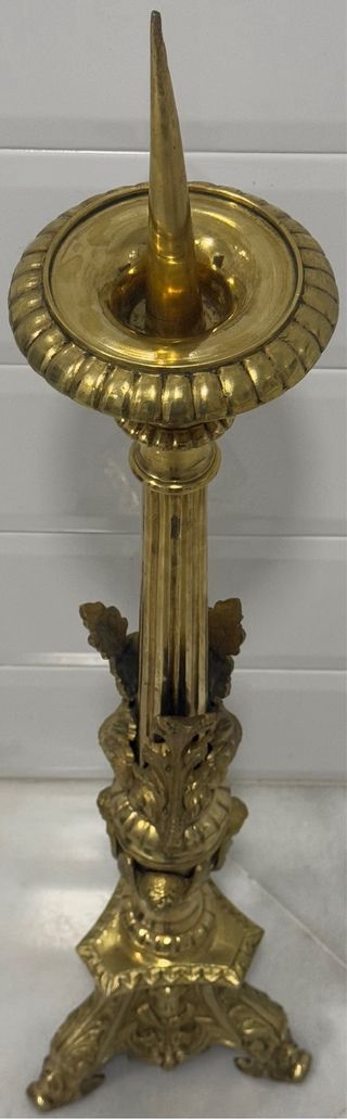 ESPECTACULAR GRAN HACHERO IGLESIA BRONCE XVIII-XIX