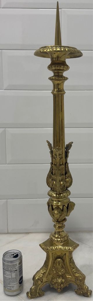 ESPECTACULAR GRAN HACHERO IGLESIA BRONCE XVIII-XIX