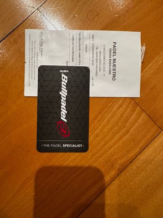 Pala Pádel Bullpadel Game CTR Negra Nueva