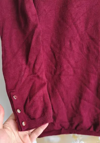 Jersey de punto de Stradivarius granate