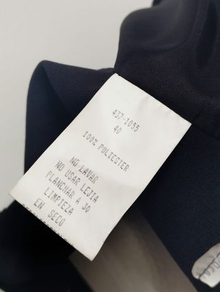 Chaqueta acolchada negra mujer Talla M