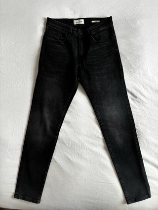 Pantalón vaquero Pull&Bear Skinny Negro Talla 40