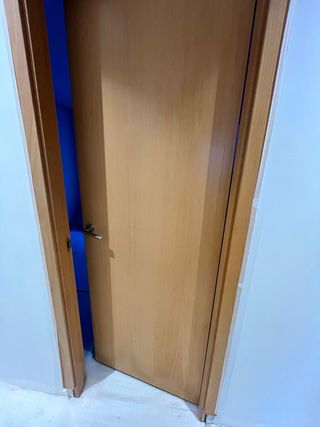 Puerta haya vaporizada