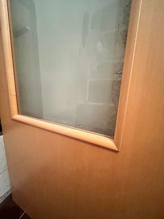 Puerta haya vaporizada