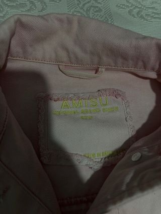 Chaqueta vaquera rosa