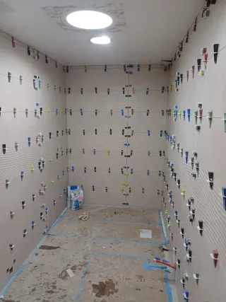 Colocación de rajola