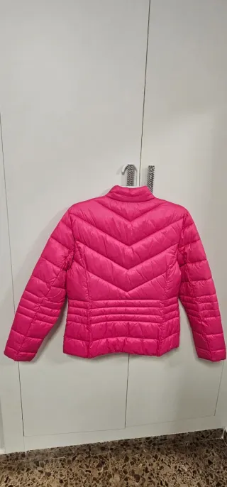 Chaqueta acolchada rosa