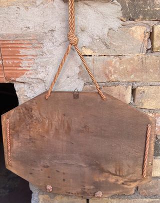 Capezzale Sacra Famiglia su legno vintage anni ‘50