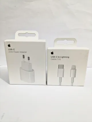 Caricatore iPhone 20W e cavo Apple