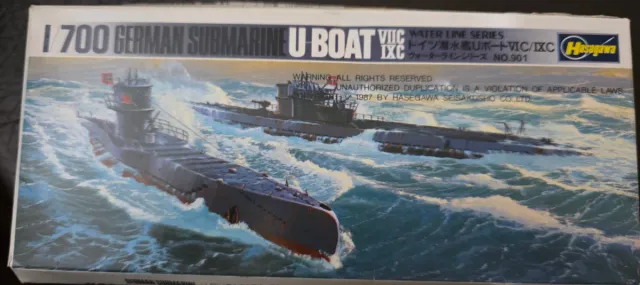 Maqueta Submarino Alemán U-Boat VII C/IX C