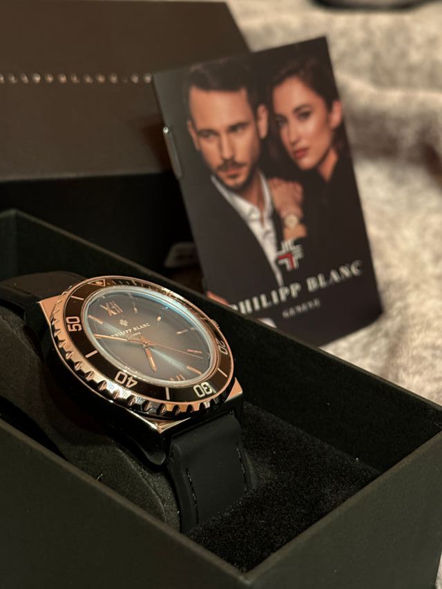 Orologio Philipp Blanc Onex Nero/Oro