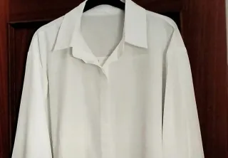 Camisa blanca mujer talla 6XL
