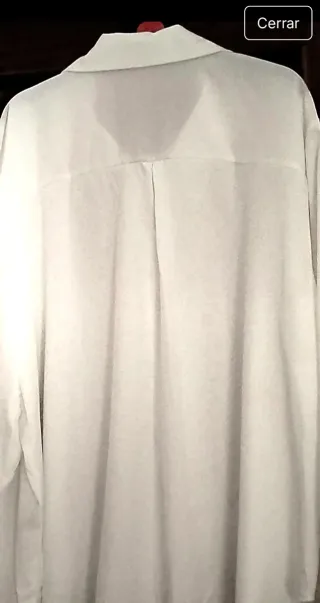 Camisa blanca mujer talla 6XL