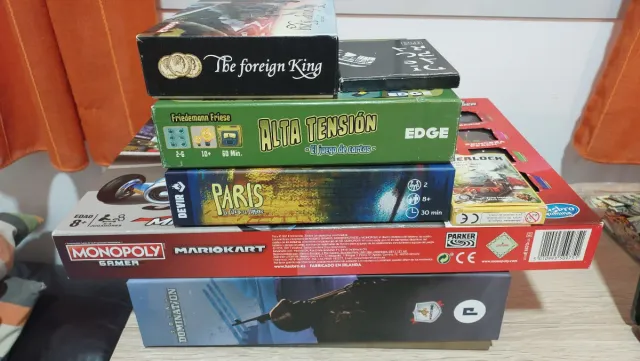 Pack 7 Juegos de Mesa: Monopoly, Paris, Alta Tensi