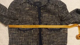 Chaqueta Tweed Caramelo Talla 38