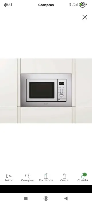 Microondas integrable Candy