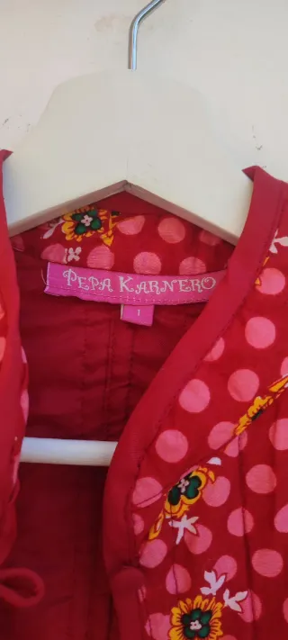 Chaqueta  lunares estilo Frida Khalo