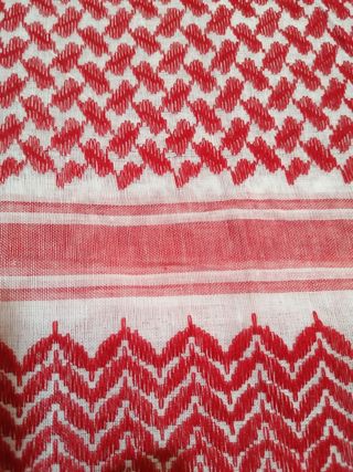 Kefiah Palestinese Rossa